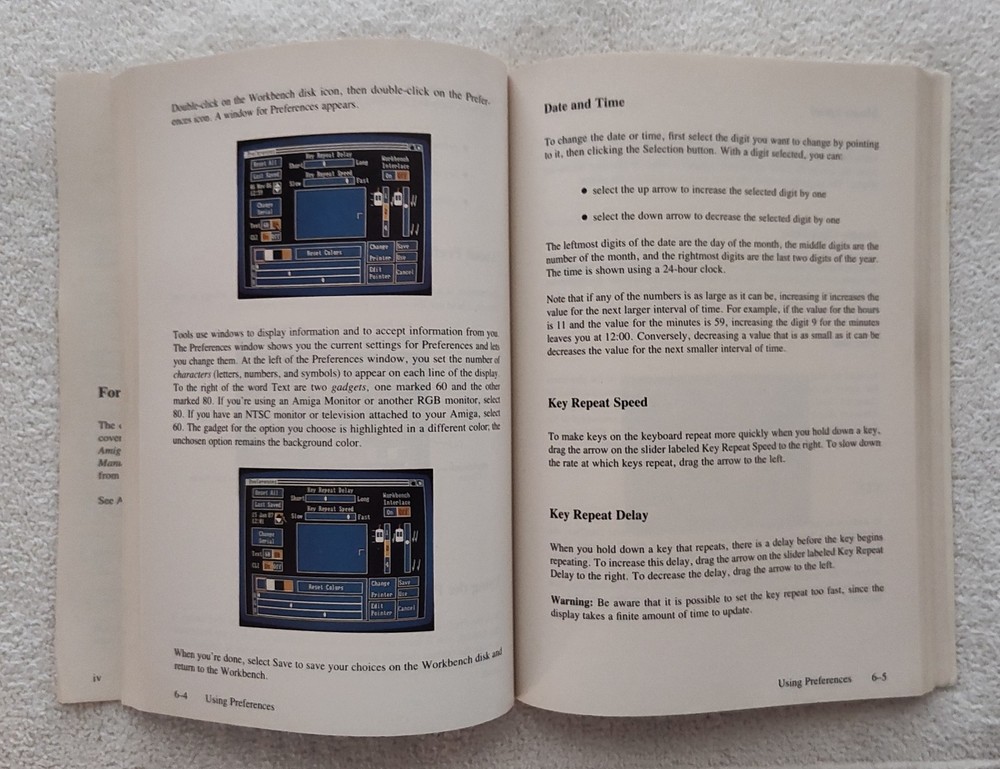 Vtg 1987 Introduction to the Commodore Amiga 2000 Book Msg Front Cover Computer