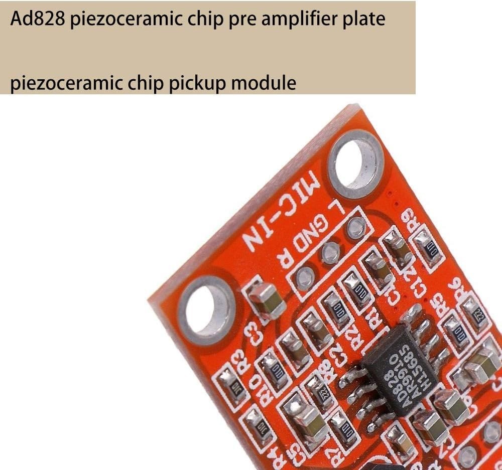 3Pcs AD828 Stereo Dynamic Microphone Preamplifier Board Pickup Module DC 3.8V...