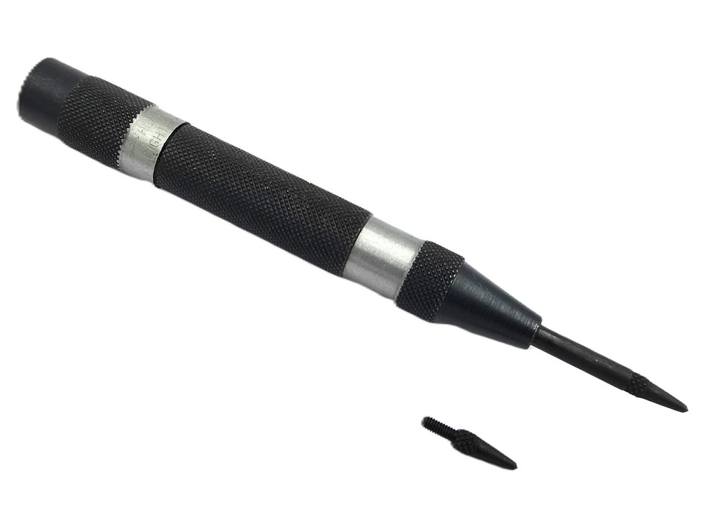 Automatic Center Punch with Extra Replaceable Hardened Steel Tip- ( USA )