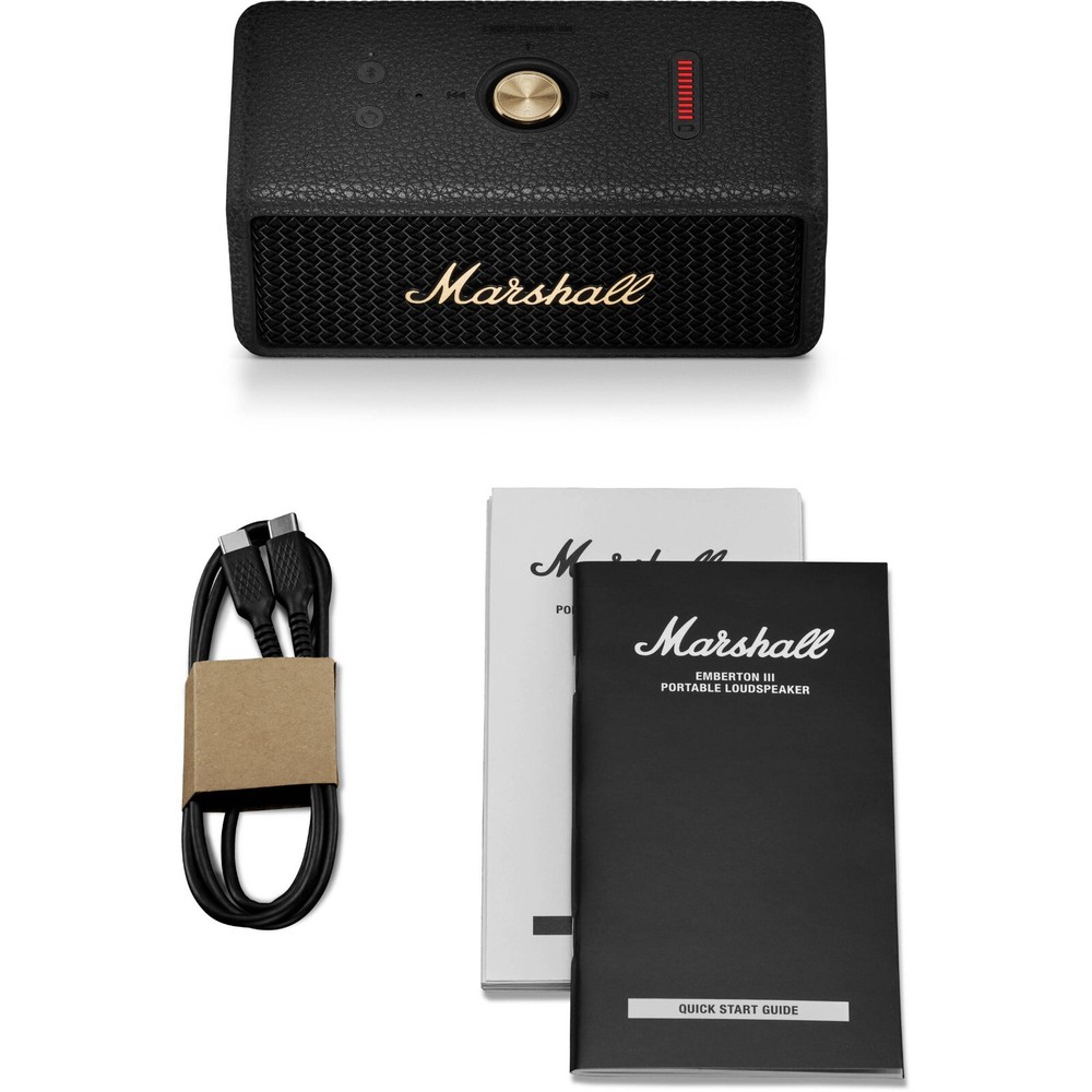 Marshall Emberton III Portable Bluetooth Speaker (Black)
