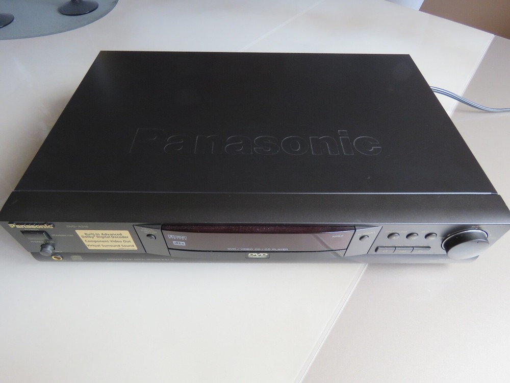Panasonic A310 DVD / CD Player  w/ remote and manual