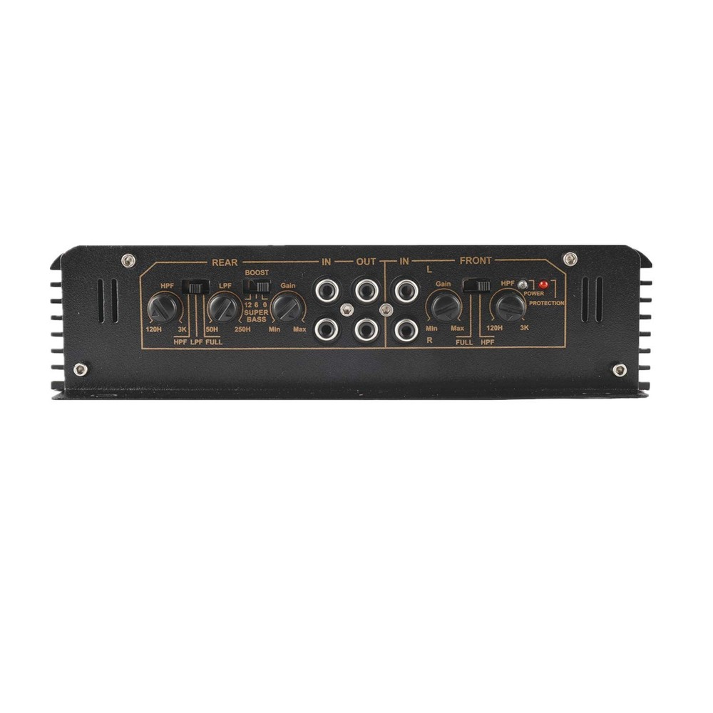 4500W 4 Channel Car Amplifier Class A/B Stereo Audio Amp Speaker System Device