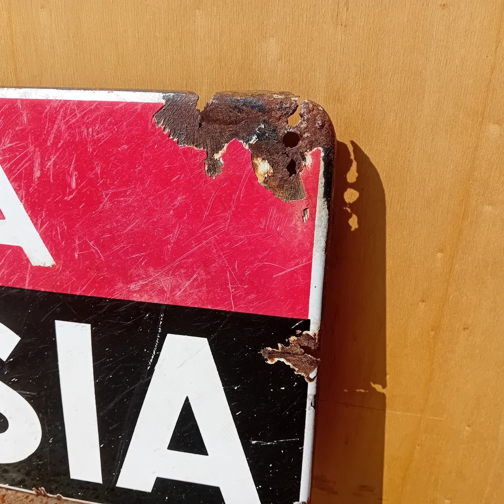 Cervisia Beer Enamel Table Sign