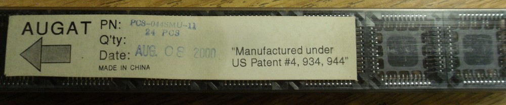 44 Pin PLCC  Socket - Augat -  Surface Mount - NEW PCS-044-SMU