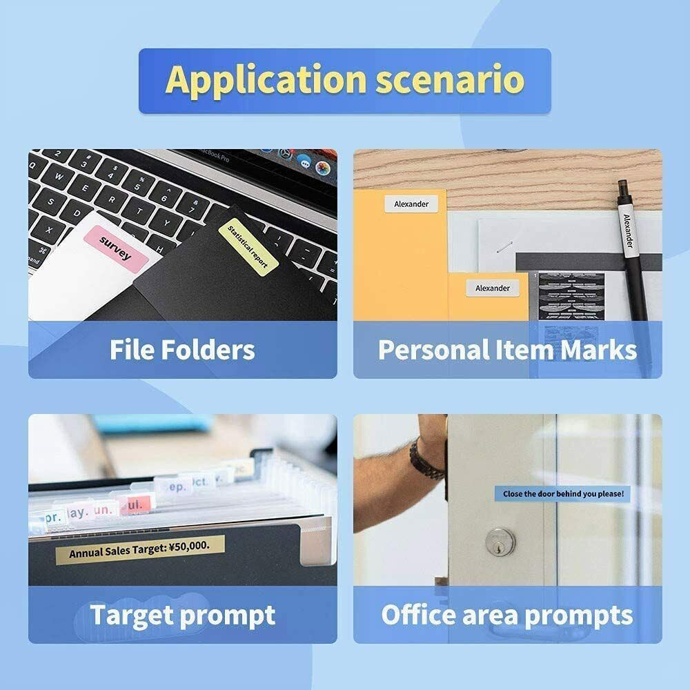 Phomemo D30 Mini Pocket Thermal Label Maker Machine Bluetooth Wireless Printer