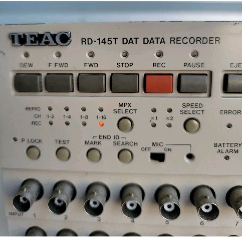TEAC RD-145T DAT 16 CHANNEL DATA RECORDER.