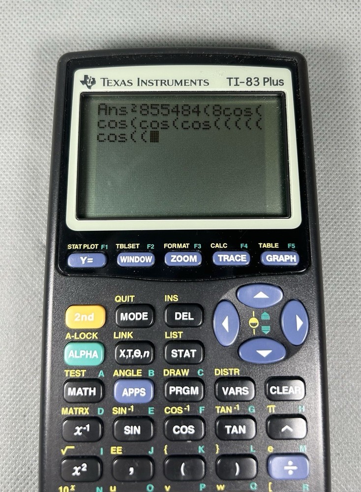Texas Instruments TI-83 Plus Graphing Calculator Works Math School