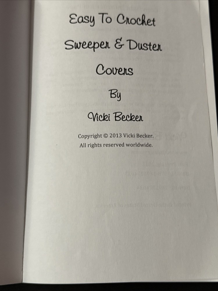 Easy To Crochet Sweeper & Duster Covers Patterns