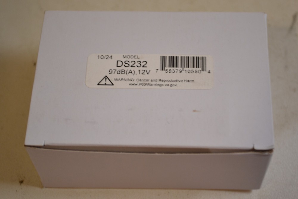 Ecco DS232 Back Up Alarm Surface Mount, Stud Connector, Dual Sound, 97 Db