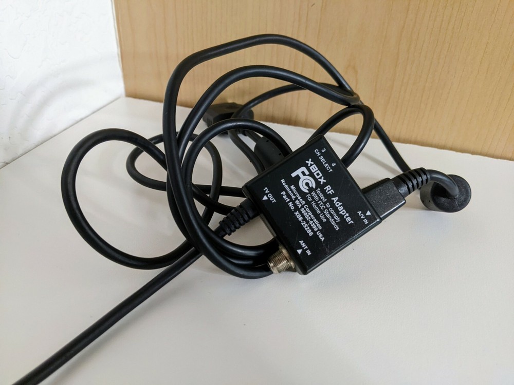 Untested Microsoft XBOX RF Adapter Cable