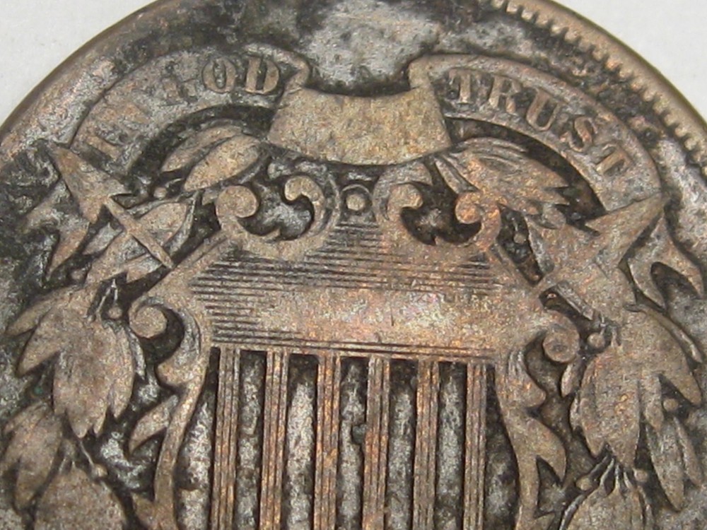 1864 2¢ Two Cent Piece. #8