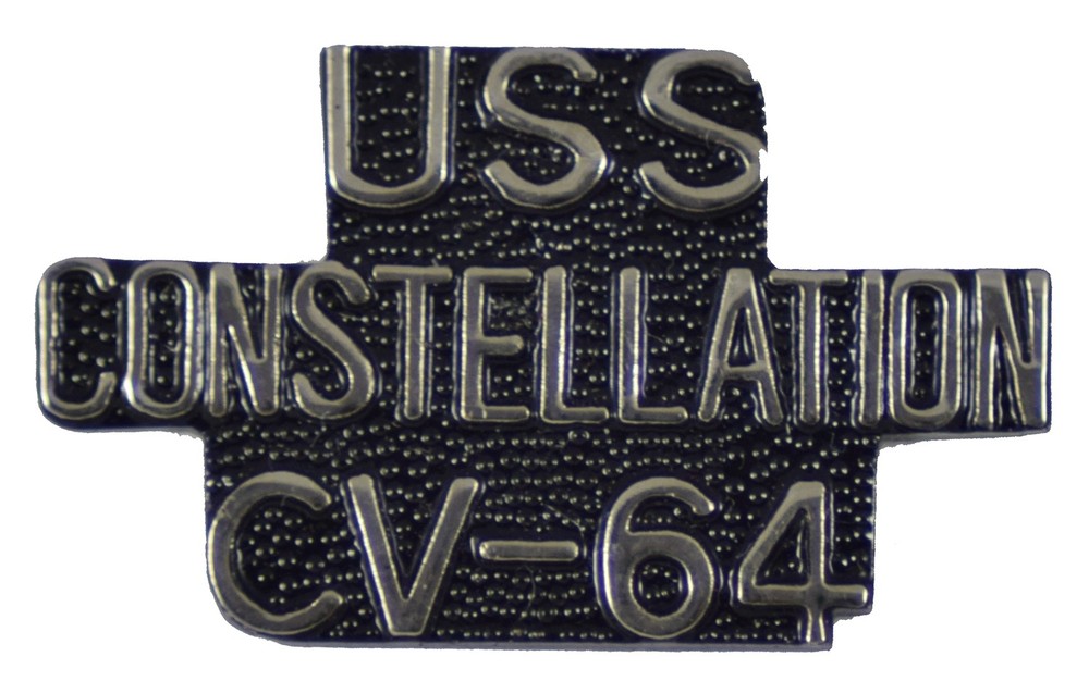 USS CONSTELLATION HAT PIN