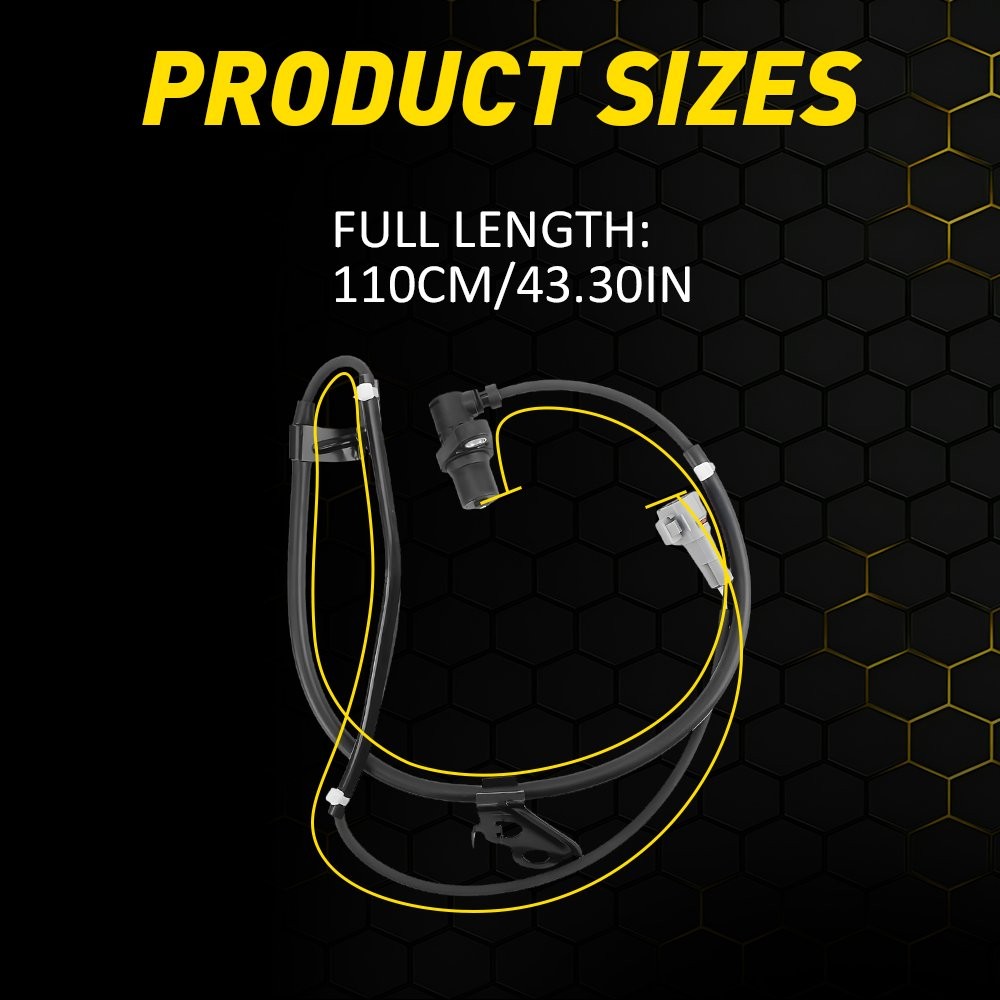 2pcs Front Left & Right ABS Wheel Speed Sensor For Toyota 2004-2008 Prius Base