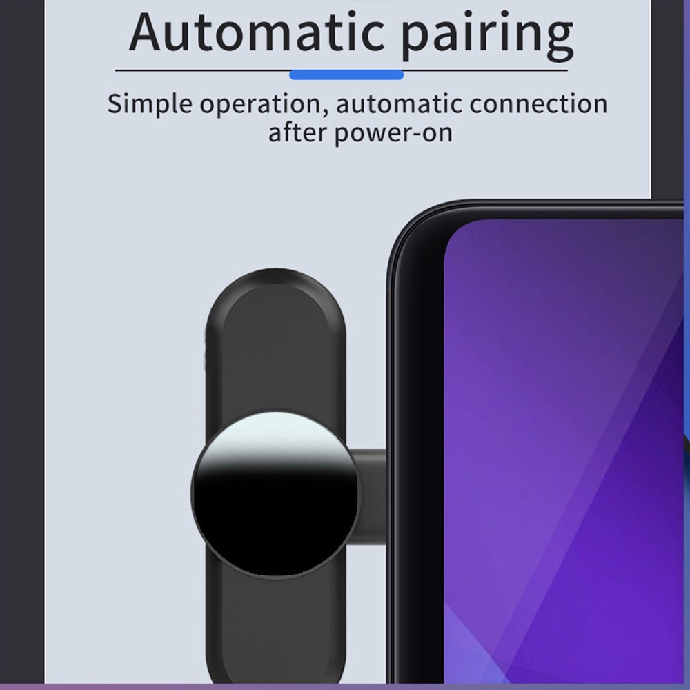 Mini Wireless Lavalier Microphone Audio Video Recording 2 Mic For IOS/Android