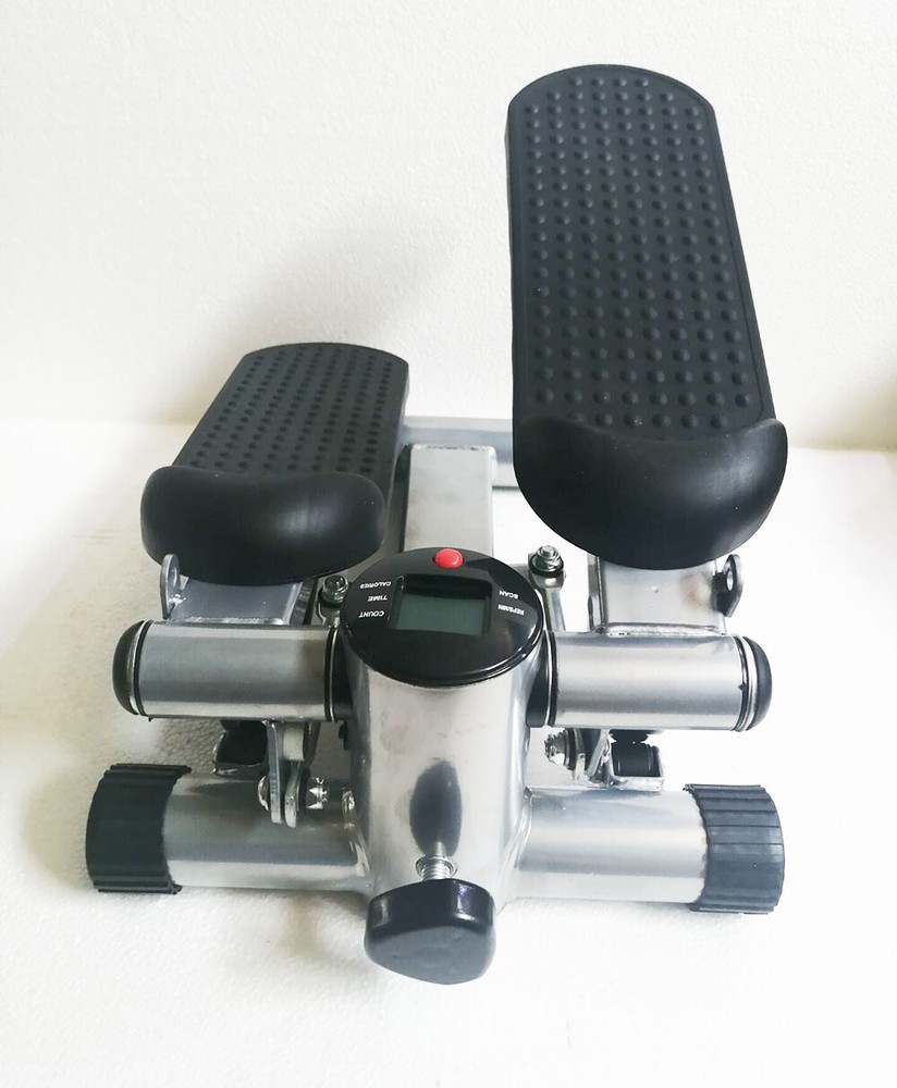 Adjustable Pressure Air Climber Stepper Exercise Machine with Resistance Bands a