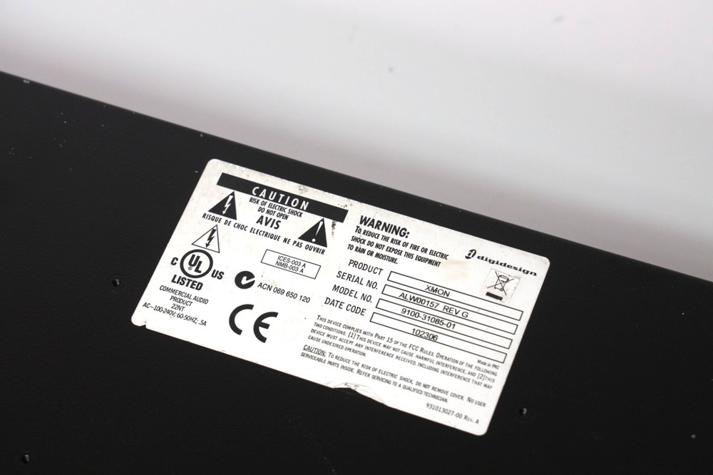 AVID XMON Studio Monitor Controller 9100-31085-01