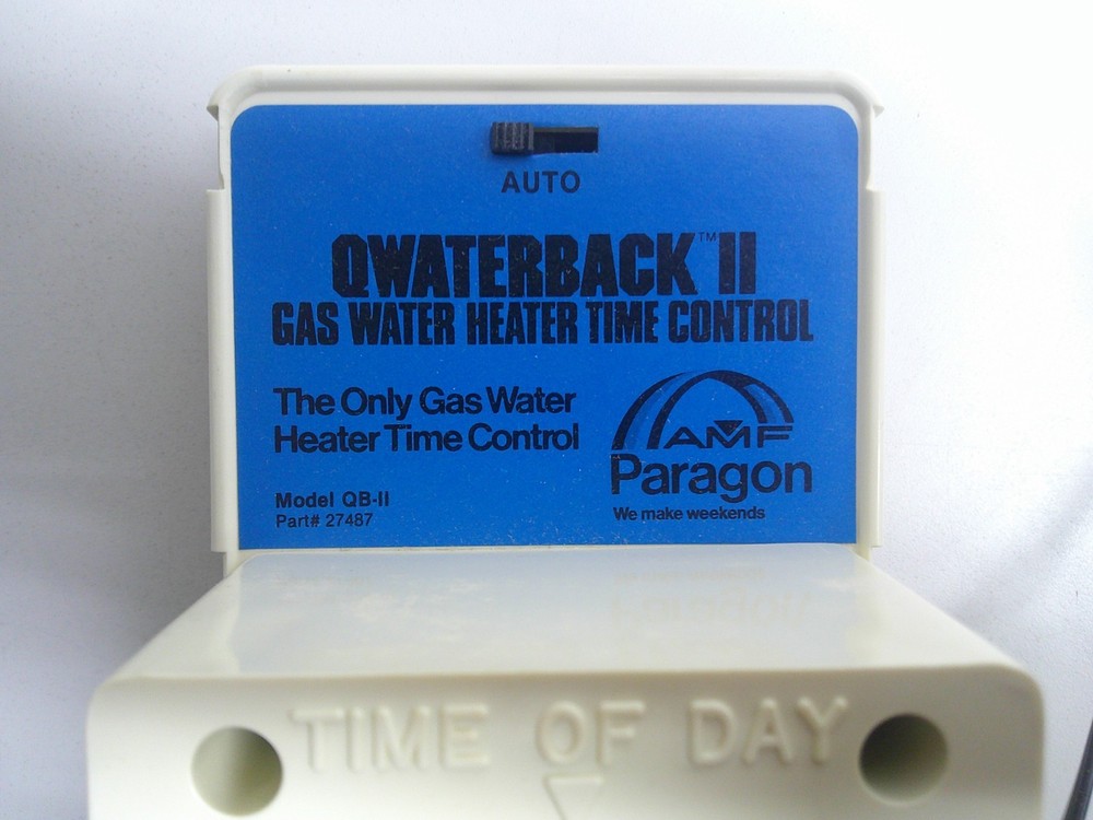 Paragon QWATERBACK II Natural Gas Water Heater Setback Control QB-II 24 hr Dial