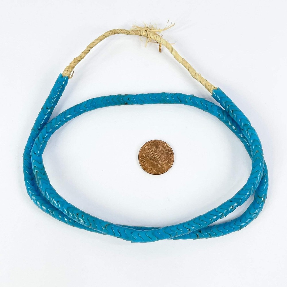 Interlocking Snake Beads Turquoise Bohemian