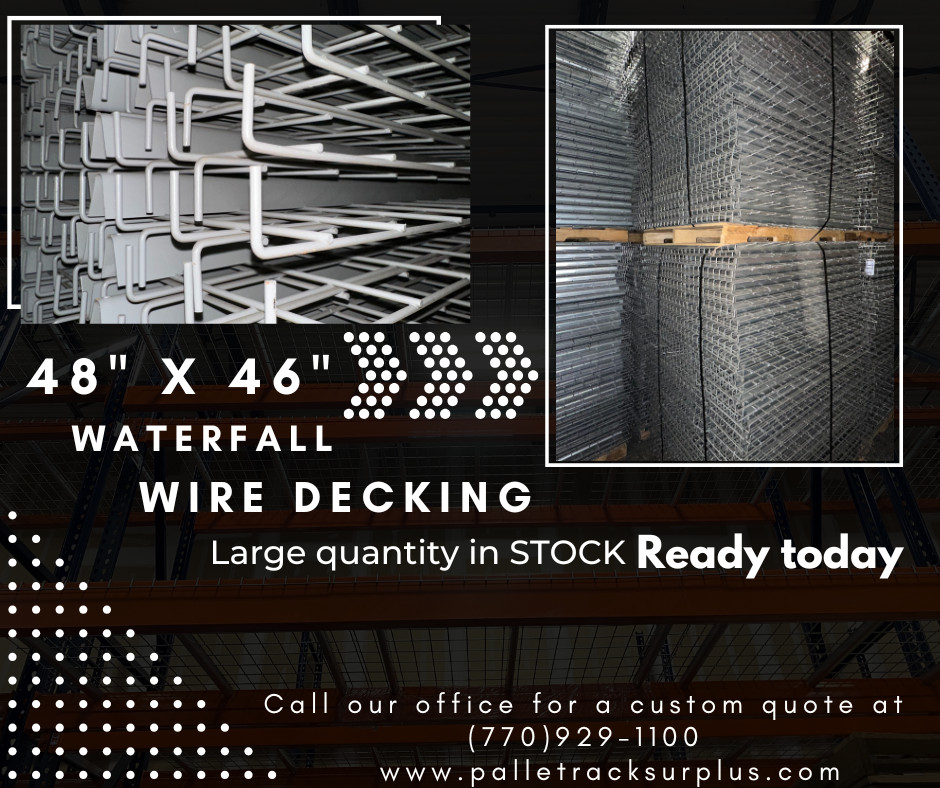 48" x 46" waterfall wire deck - ready to go!