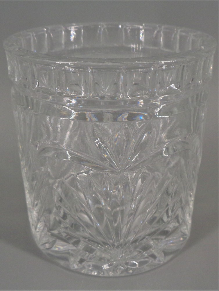 Crystal Lidded Jar Vanity Candy Or Decoration