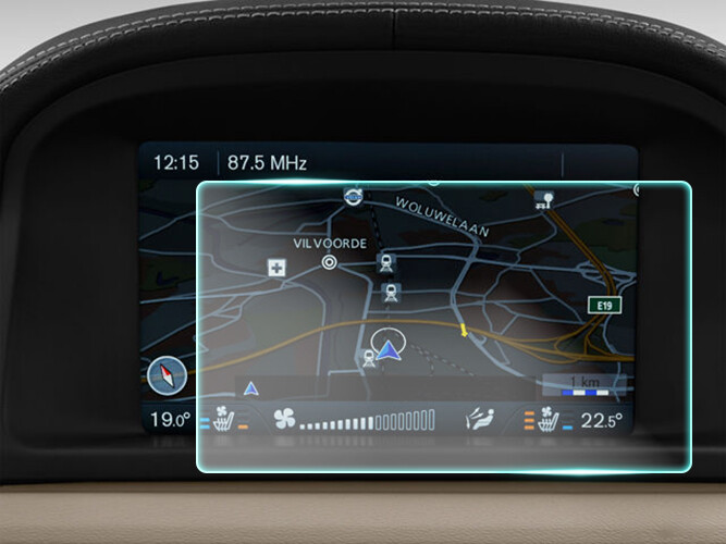 Crystal Clear Screen Protector for 2015 Volvo S80 Vehicle Navigation