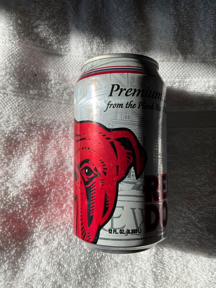 RED DOG EMPTY BEER CAN
