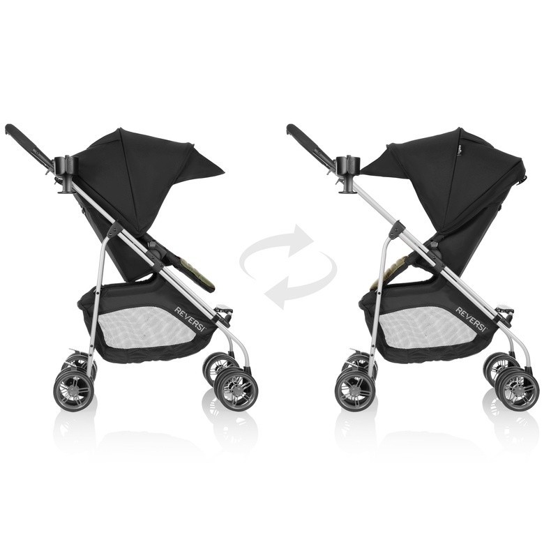 Lightweight Reversible Stroller Modular Design One-Hand Steering Large Storage