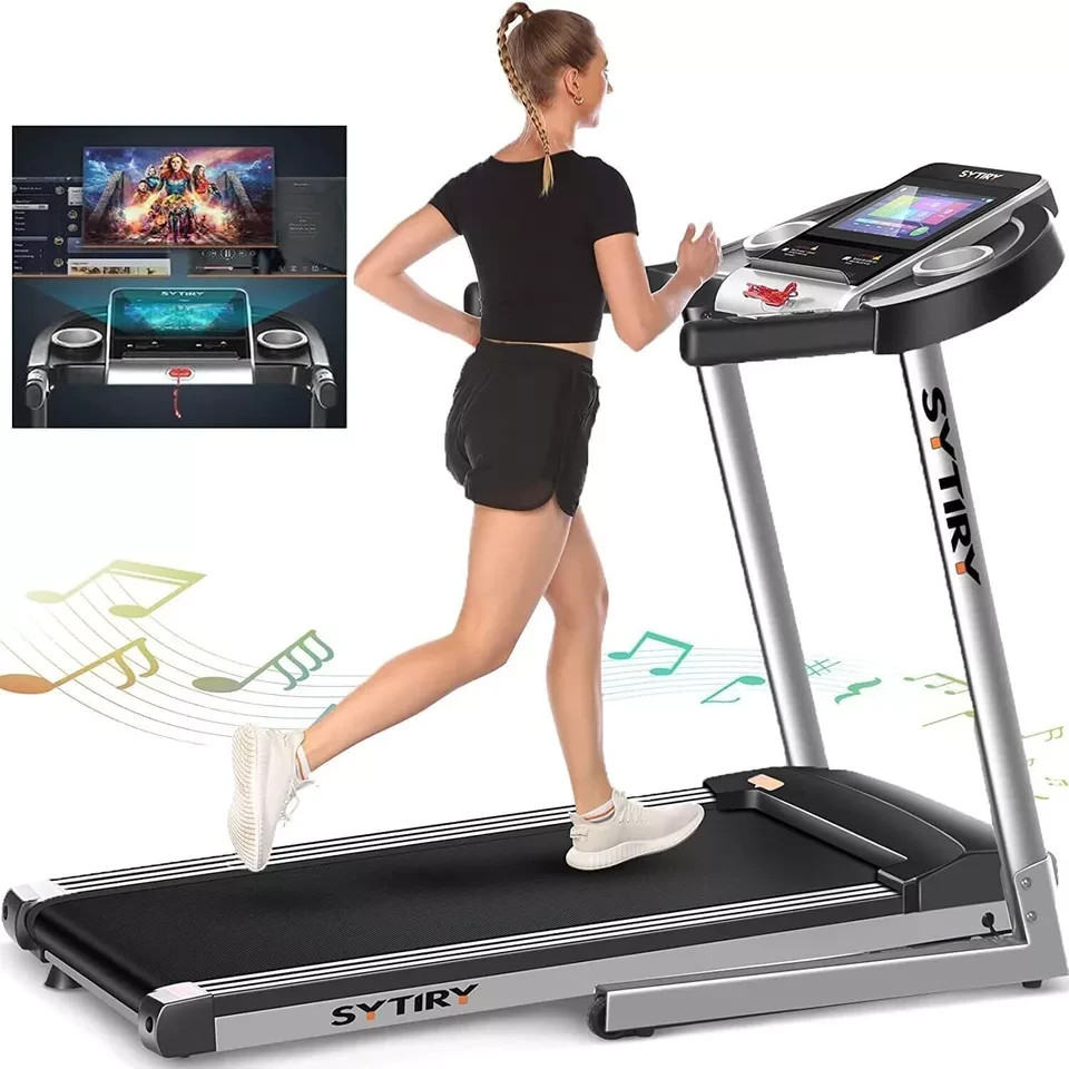 3.25 HP Folding Treadmill with Incline Running/Jogging Machine with 36 Programs~