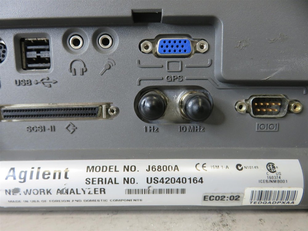 AGILENT J6800A NETWORK ANALYZER - Free Shipping