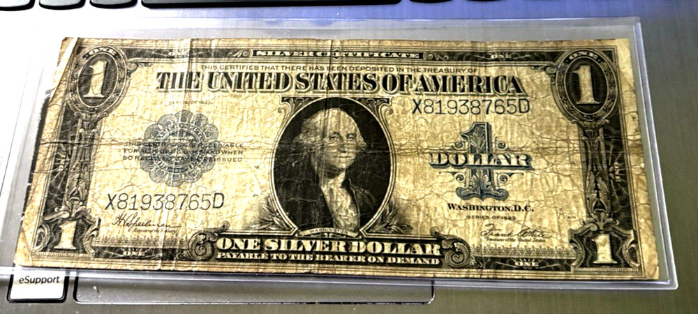 1923 $1 Silver Certificate Large Note Fr# 237 - Speelman / White