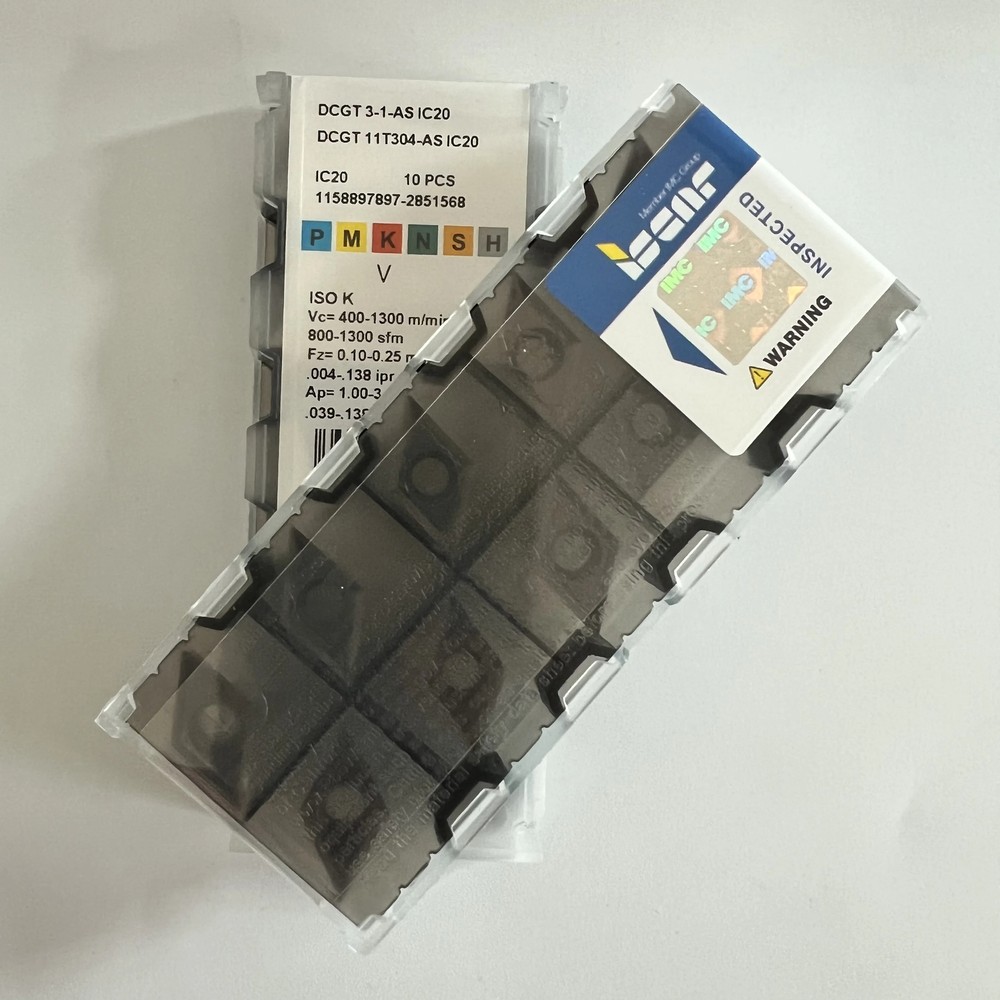 ISCAR / DCGT11T304-AS IC20 / 10 Pcs