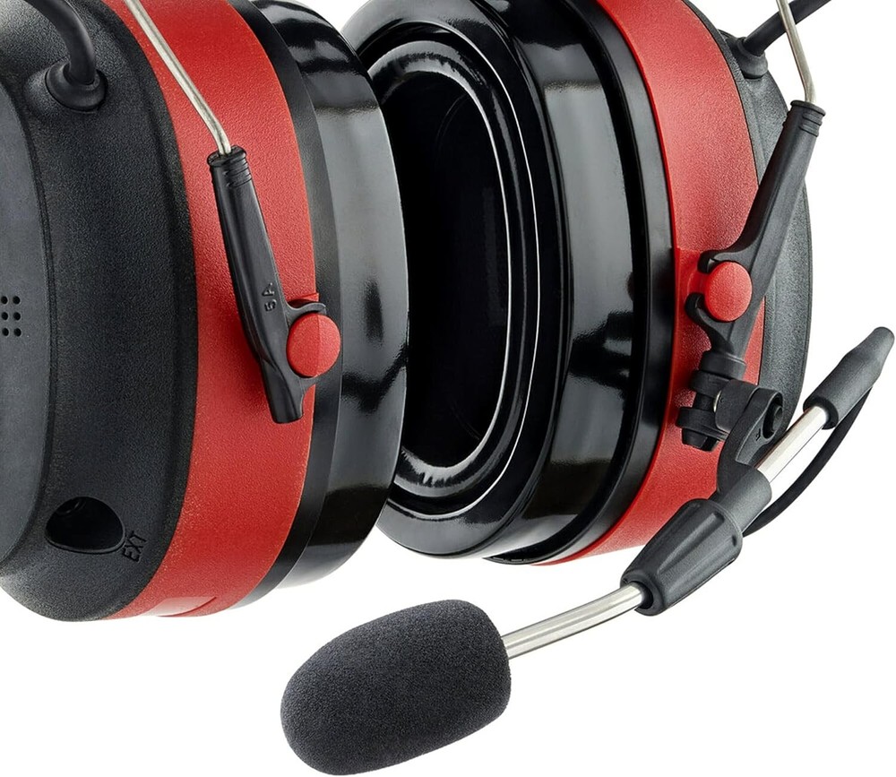 3M Pro-Comms Electronic Hearing Protector, Wireless Pro-Comms, Black/Red