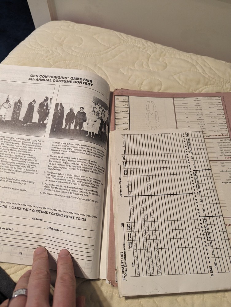 Gen Con Origins 1988 Game Fair Official Program