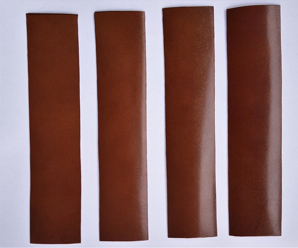 Violin Bow Thumb Grip Lapping - Goat Kid Leather Suitable for 5 bows-  Tan