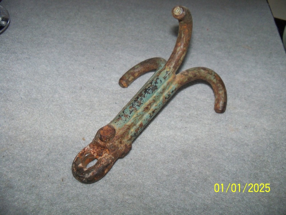 Homemade Three (3) Jaw Grapple Hook,