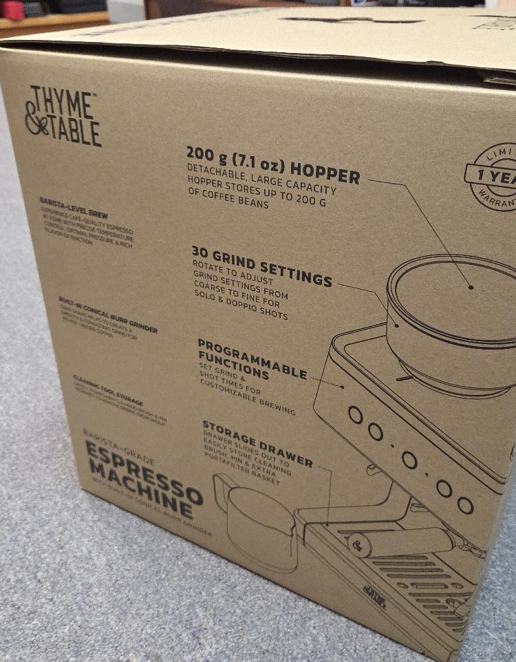 THYME & TABLE TT1111R ESPRESSO MACHINE (APX027642)