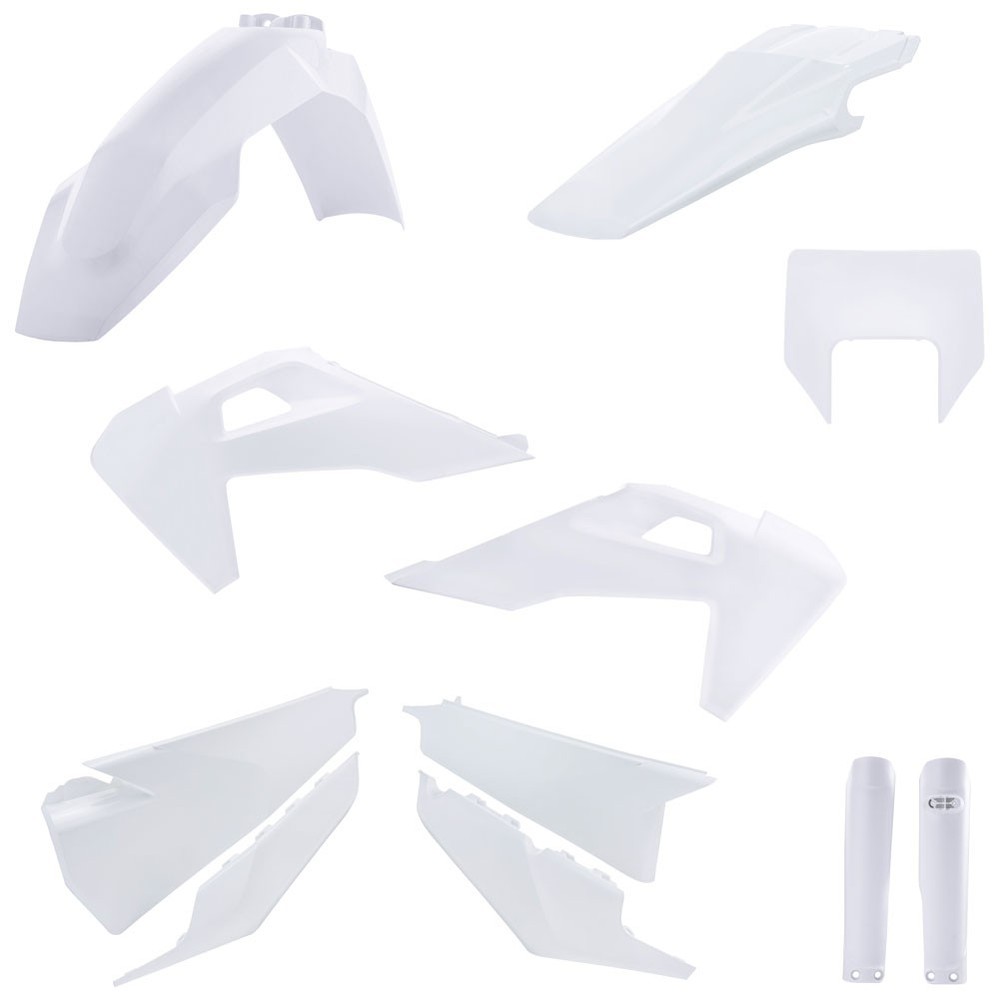 Acerbis Complete Plastic Kit Set 2020 White For HUSQVARNA FE TE