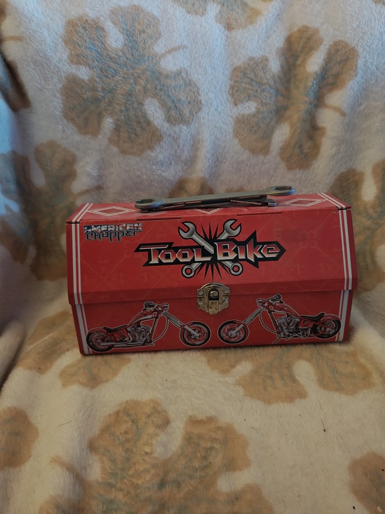 ANTIQUE Bike Tool Box Antique Decorative Piece