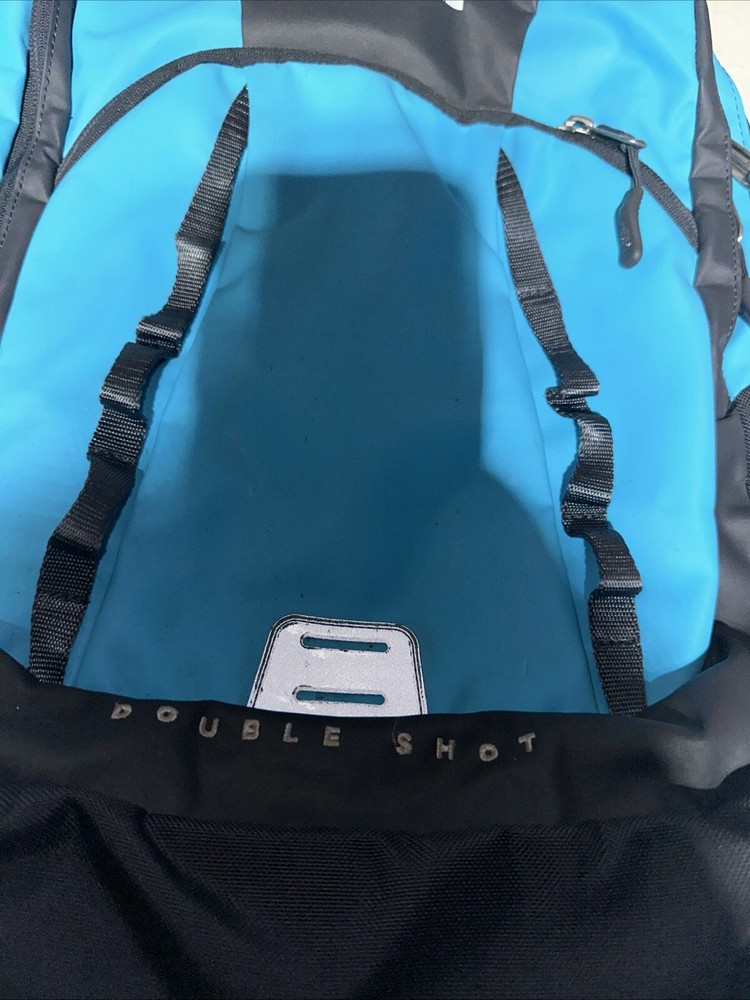 The North Face Double Shot Backpack Blue/black