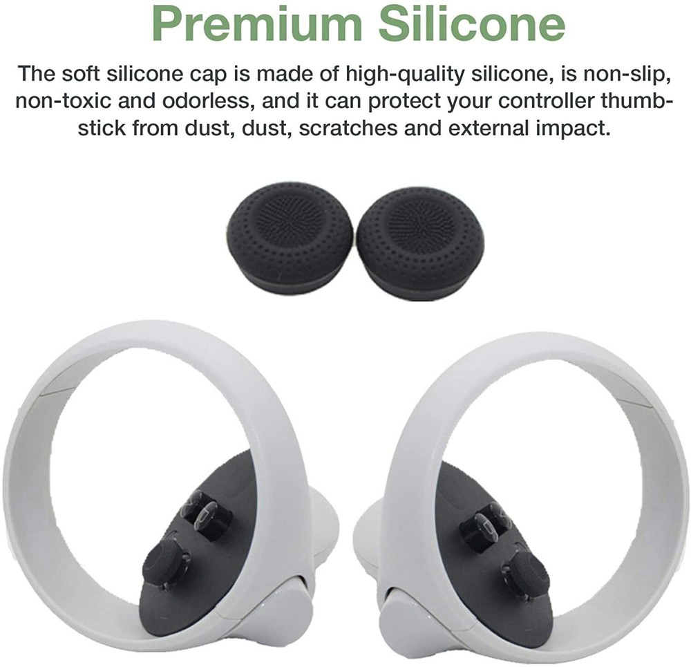 IN STOCK NOW FOR OCULUS QUEST 2 CONTROLLER THUMB STICK GRIPS - 1 PAIR