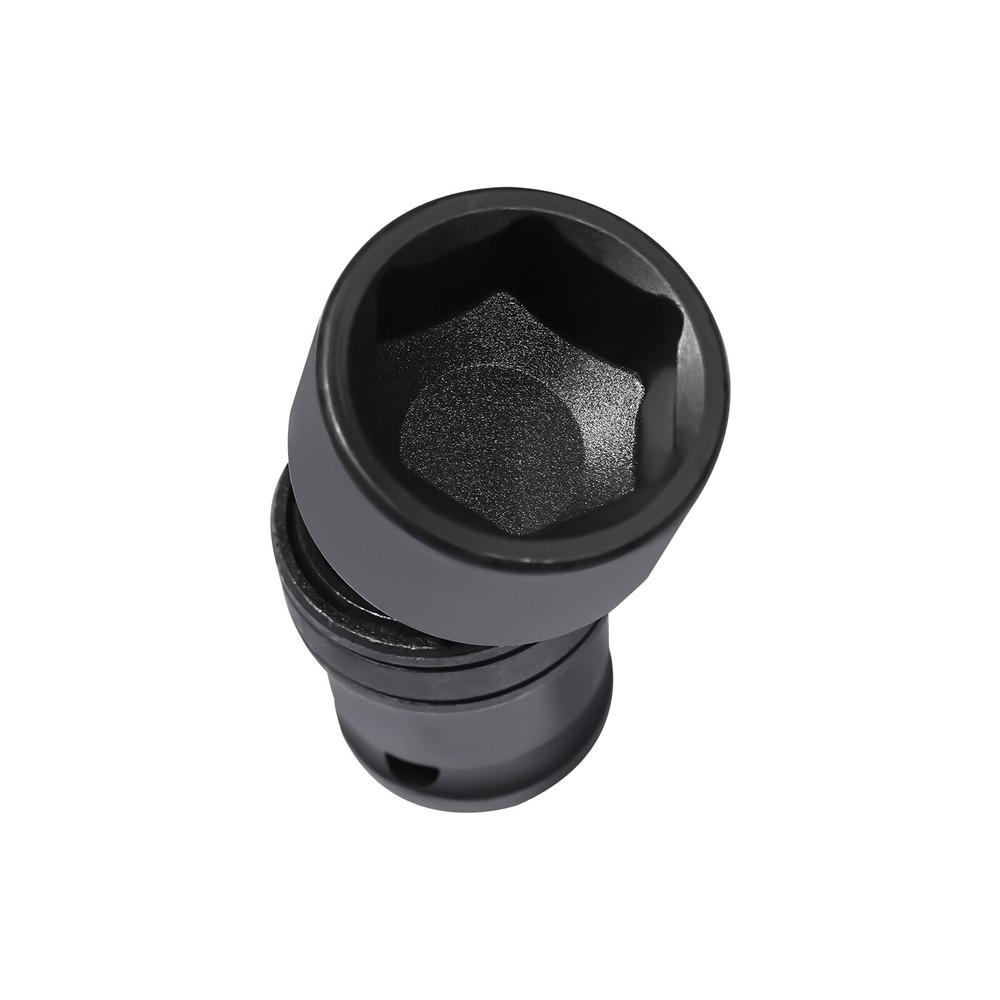 15PCS Universal Joint Socket Set 8-22mm Socket Set Swivel Socket Set 3/8" w/Case