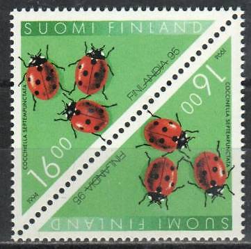 Finland Stamp 940  - Lady bugs