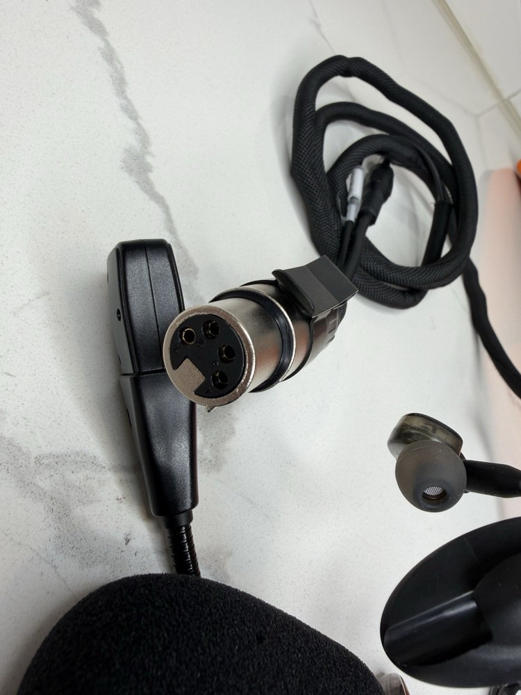 Point Source Audio CM-i3-4F In-Ear Intercom Headset (XLR-4F Clear-Com) OPEN BOX