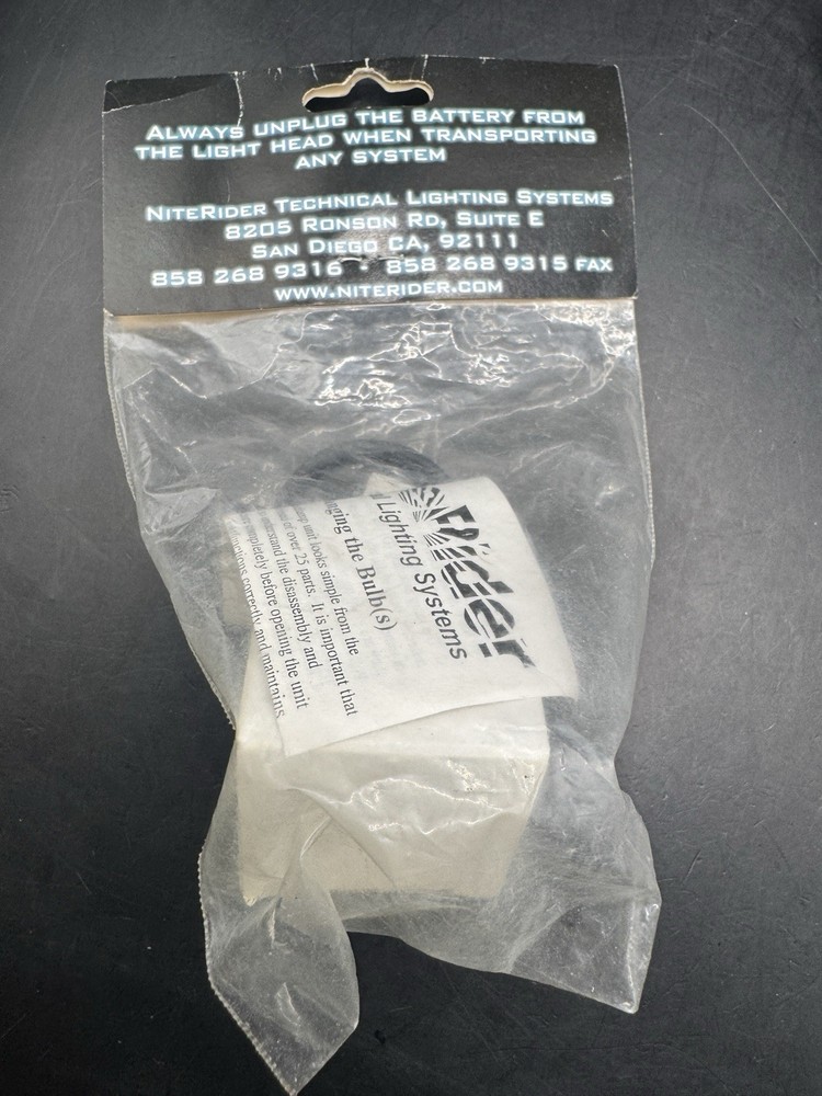 NiteRider 1062 6V 5W 10D Replacement Bulb NOS Technical Lighting Systems