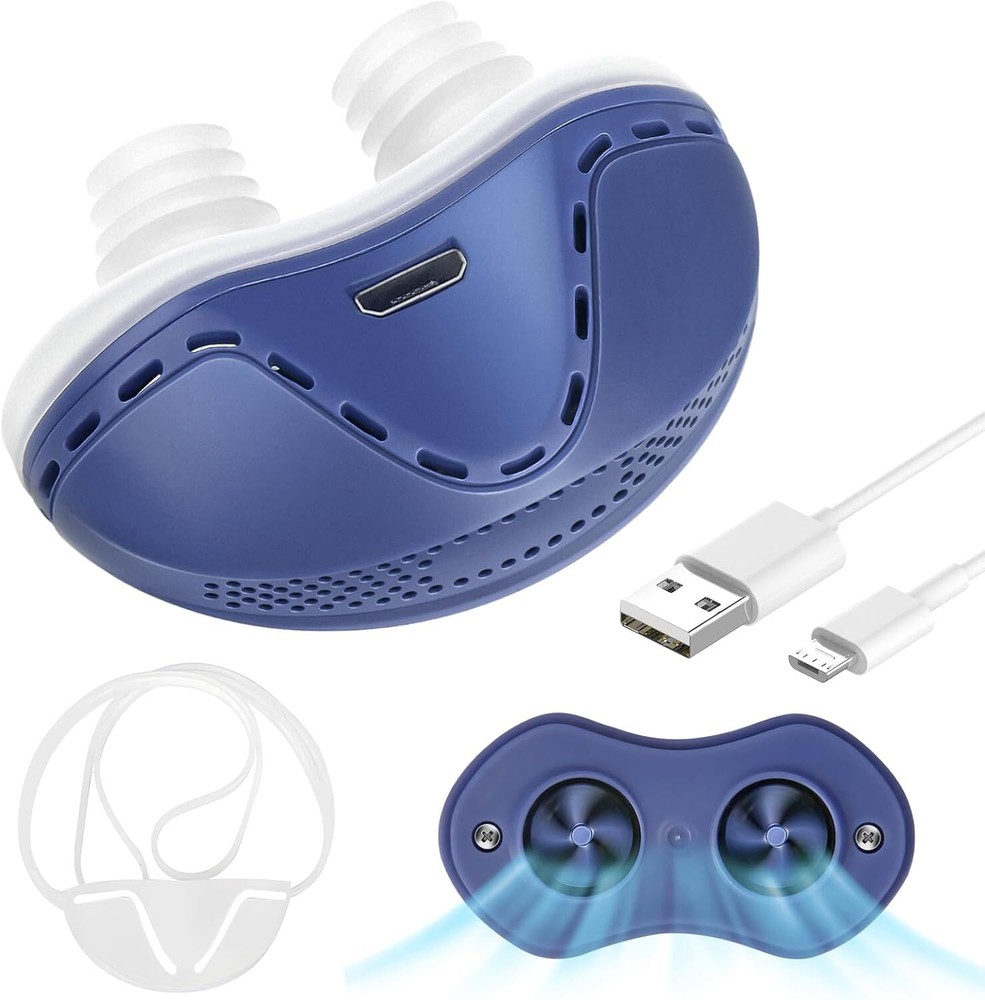 Portable Anti Snoring Device, Adjustable Wind Speed Snoring Solution Sleep Aid