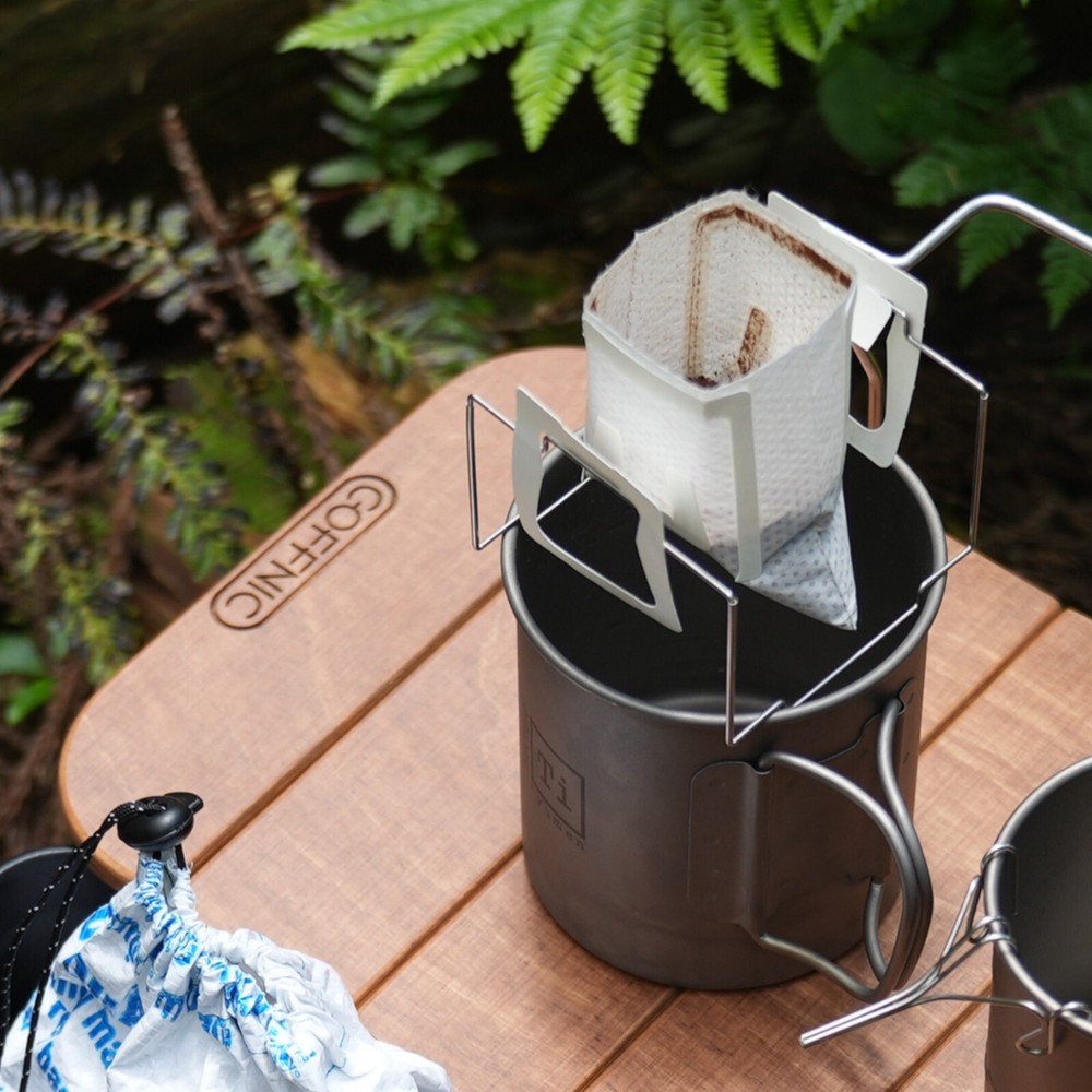 COFFNIC Folding Coffee Dirp Bag Holder Stainless Steel(Basic)