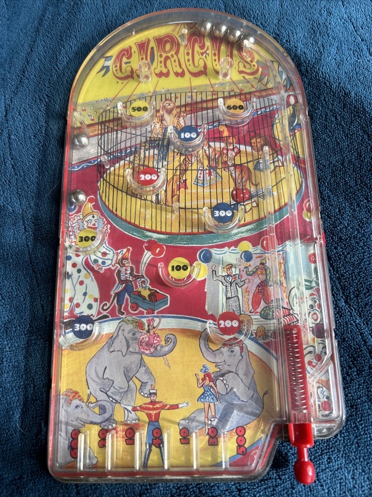 Schylling Circus Pin Ball Hand Held