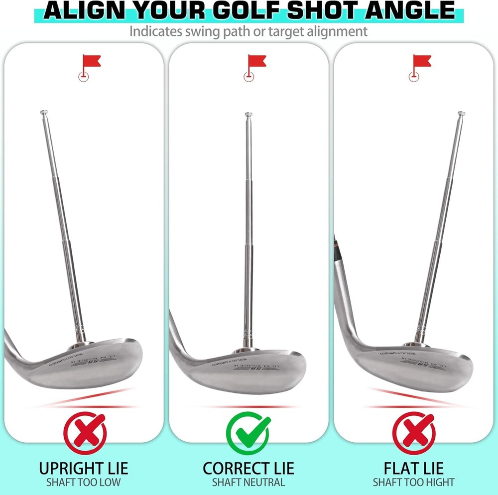 Golf Alignment Sticks 7 Length Adjustments