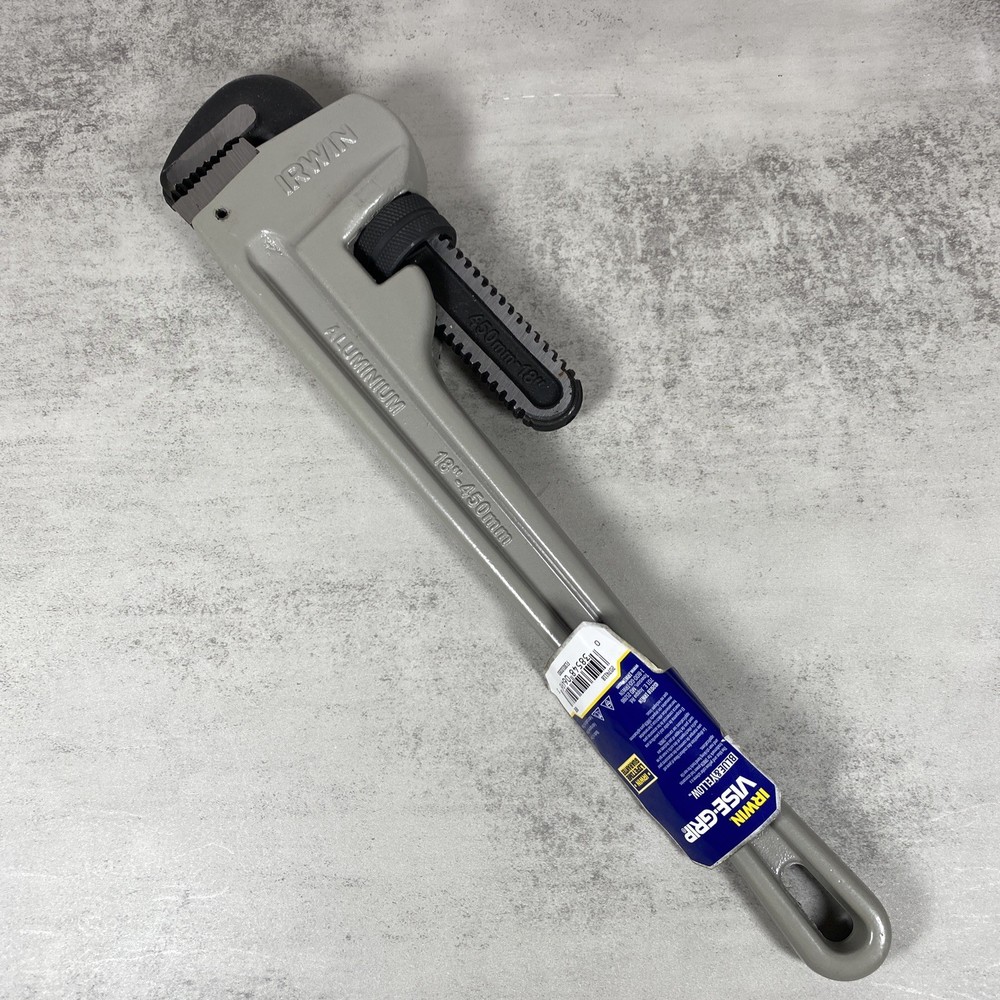 Irwin Vise-Grip 2074118 18" Cast Aluminum Pipe Wrench 40% Lighter