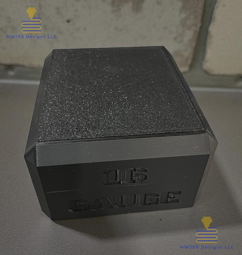 16ga Shotgun Shell Storage Box Case - 25rd Round - Multiple Colors Available!